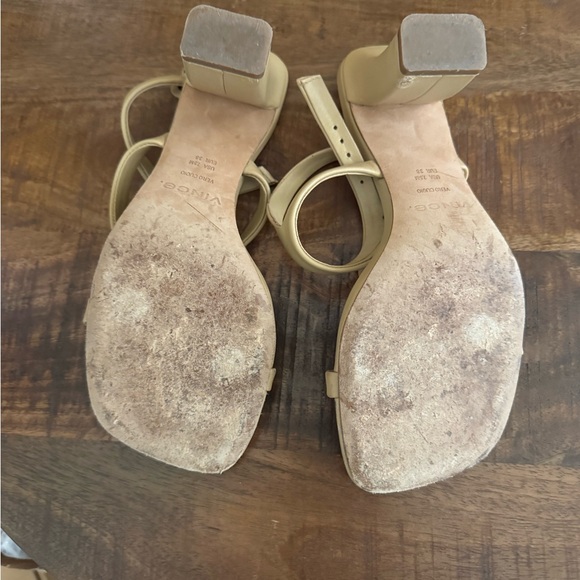 Vince |Shoes| Luella Ankle Strap Sandal Nude Heels Women's 7.5 - Picture 9 of 9